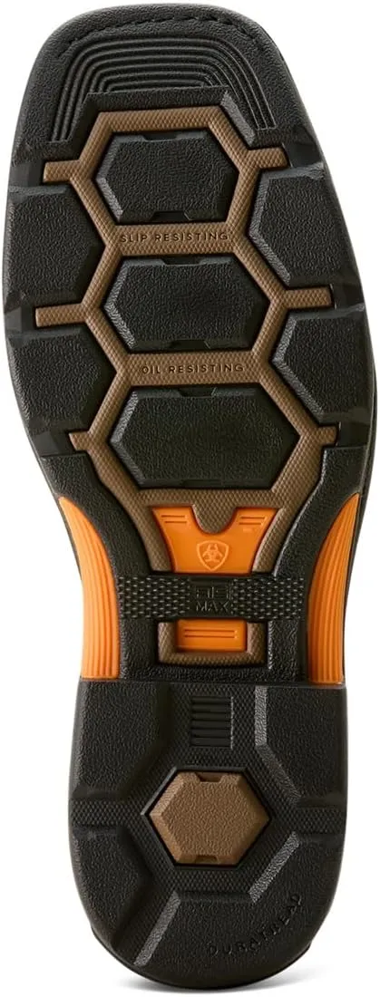 ARIAT Men`s Overdrive 11In Top Composite Wide Square Toe Work Boot