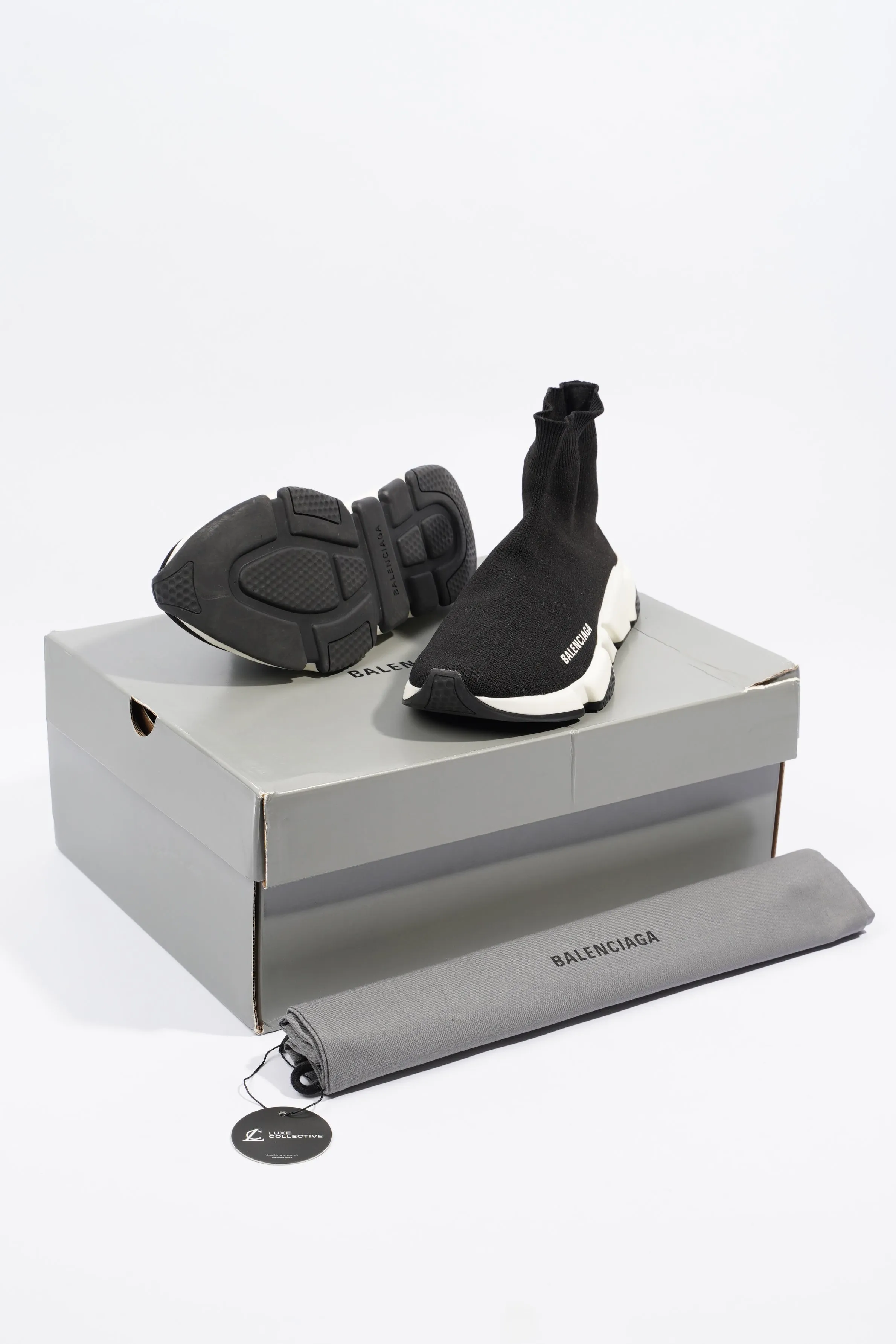 Balenciaga Speed Black / White EU 38 / UK 5