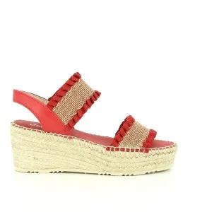 Calzanor 2245 Paris Red Slingback Espadrilles