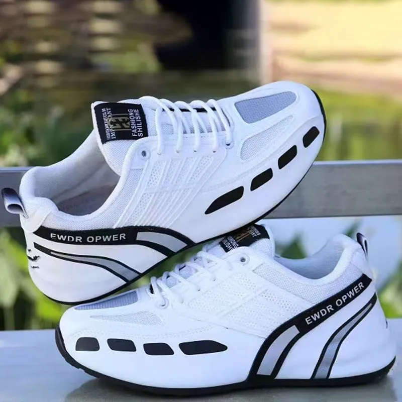 Comfy Non Slip Lace Up Durable Soft Sole Sneakers