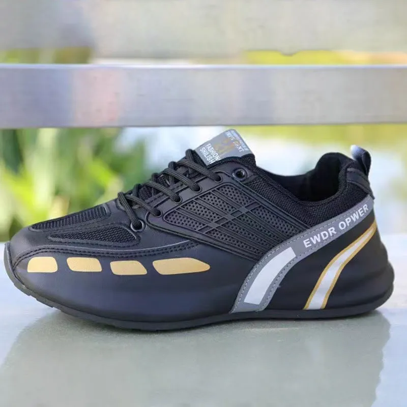 Comfy Non Slip Lace Up Durable Soft Sole Sneakers
