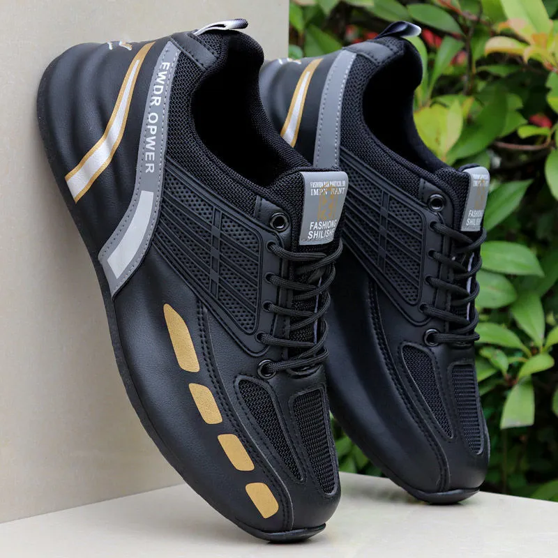 Comfy Non Slip Lace Up Durable Soft Sole Sneakers