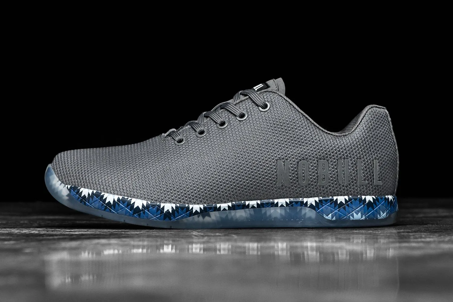 DARK GREY BLUE PATCHWORK TRAINER (WOMEN'S)