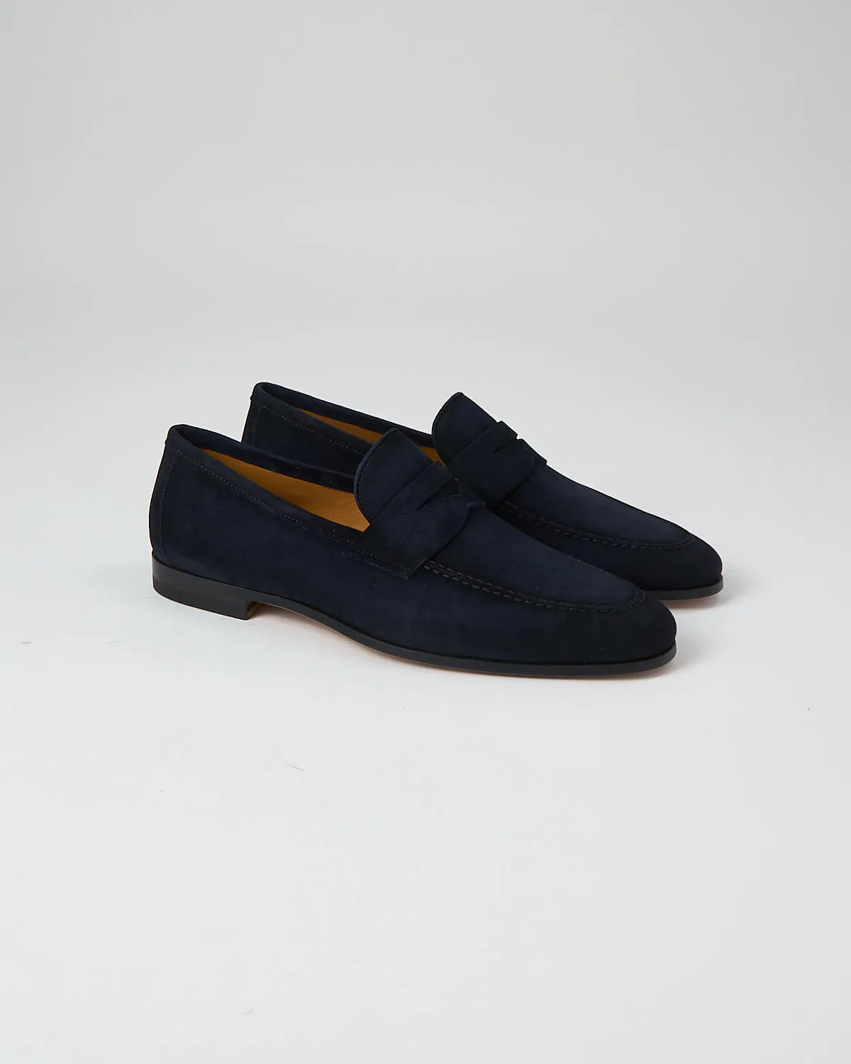 Delos Navy Flex Sole Suede Loafers
