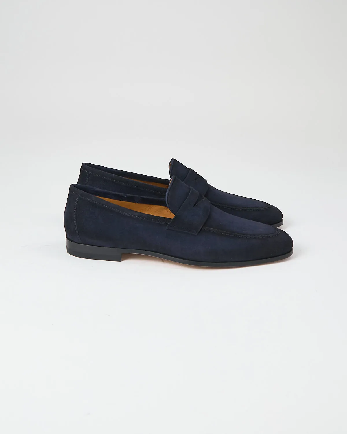 Delos Navy Flex Sole Suede Loafers