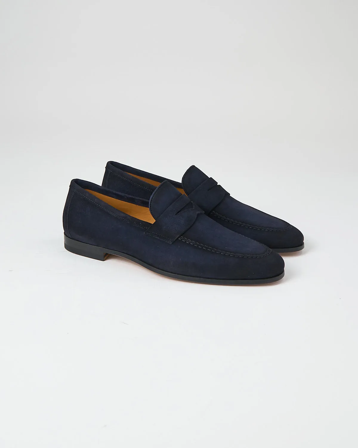 Delos Navy Flex Sole Suede Loafers