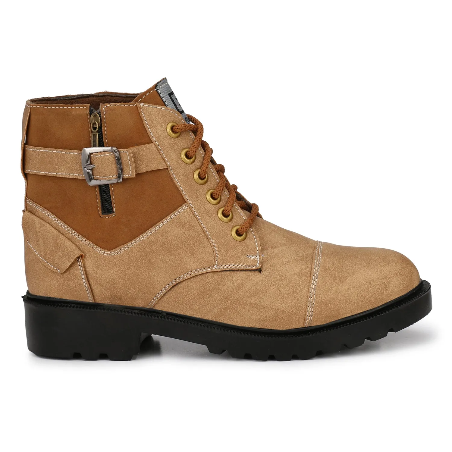 Eego Italy® Beige Stylish Casual Boots