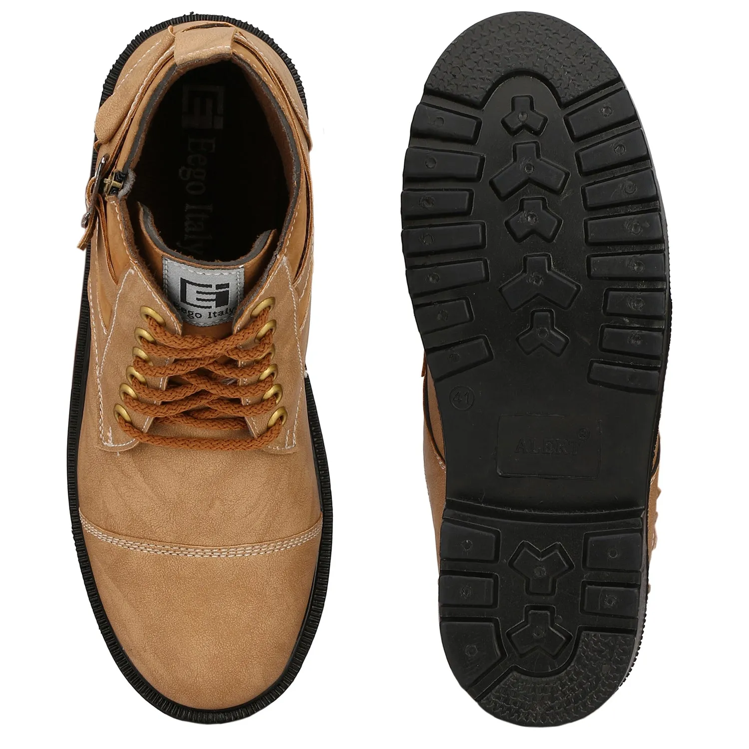Eego Italy® Beige Stylish Casual Boots
