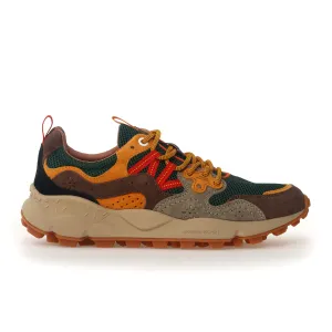 Flower Mountain Yamano 3 Sneaker (Unisex) - Taupe/Green/Ocra
