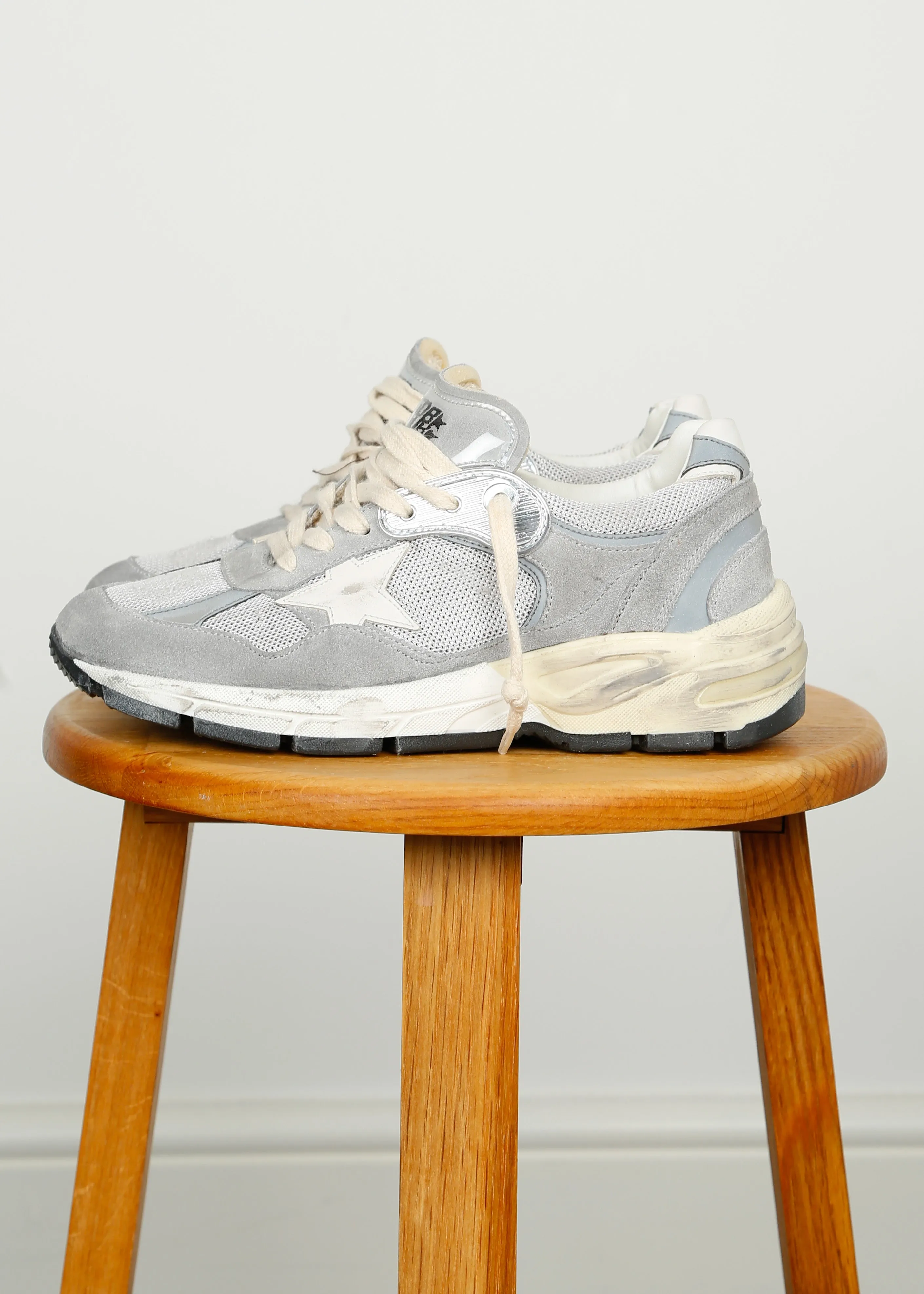 GG Running Dad Net in  Grey, Silver, White