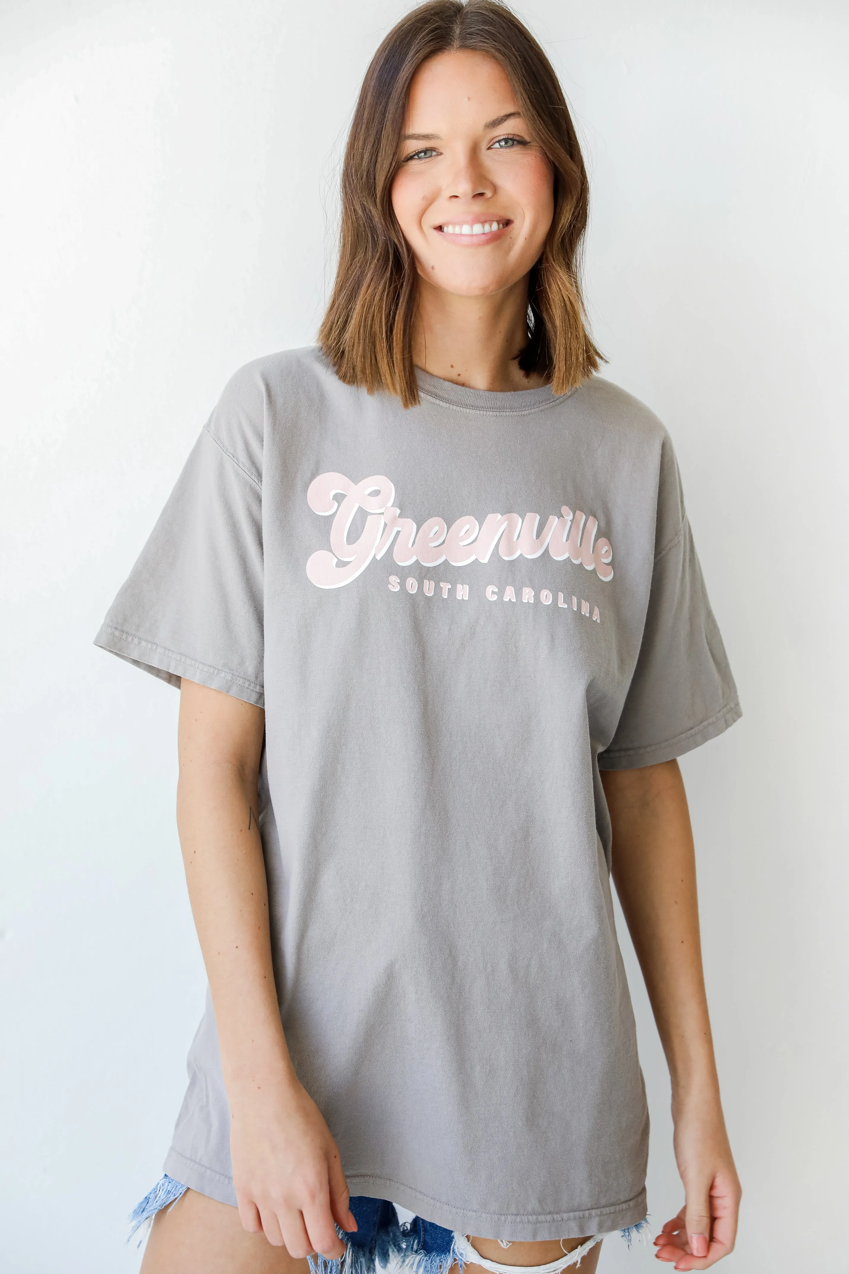 Grey Greenville South Carolina Tee