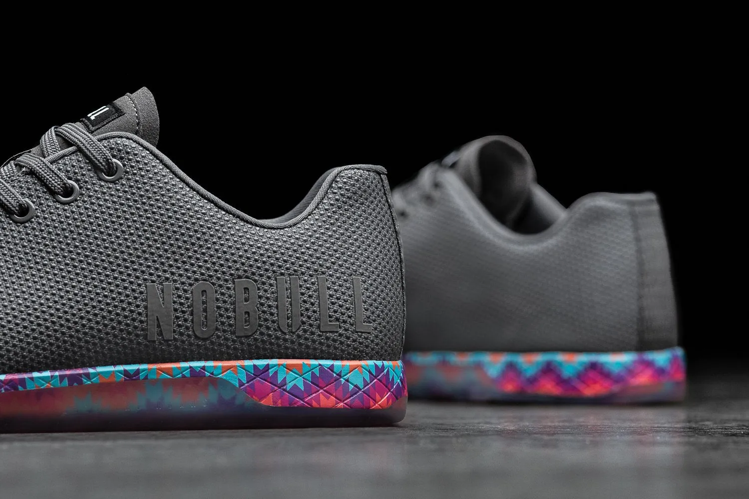 GREY PATCHWORK TRAINER (MEN'S)