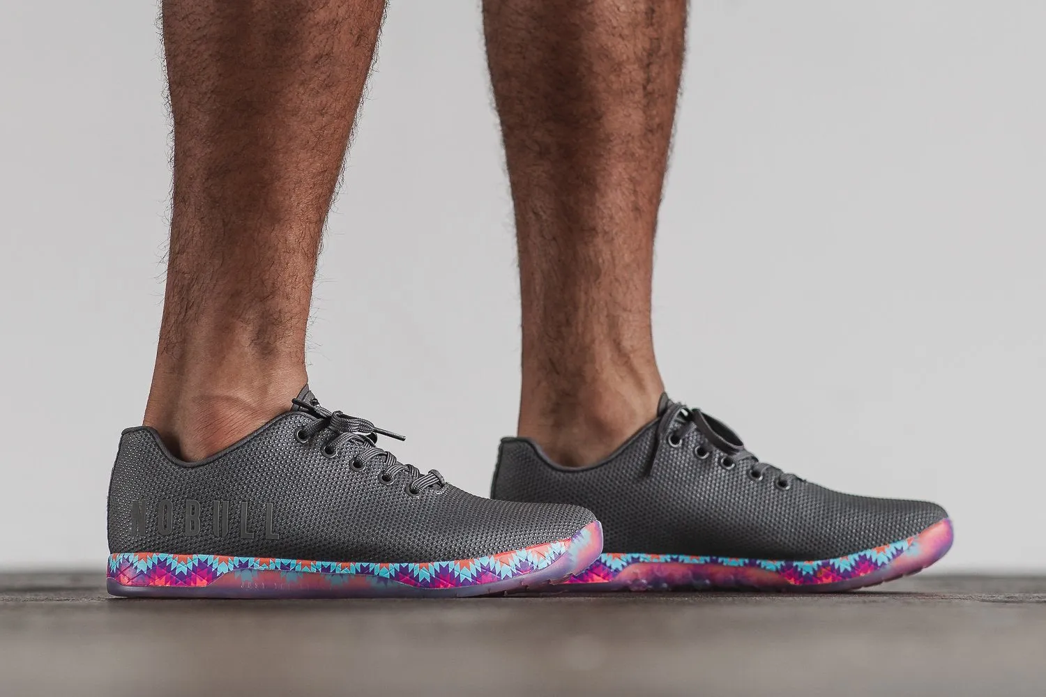 GREY PATCHWORK TRAINER (MEN'S)