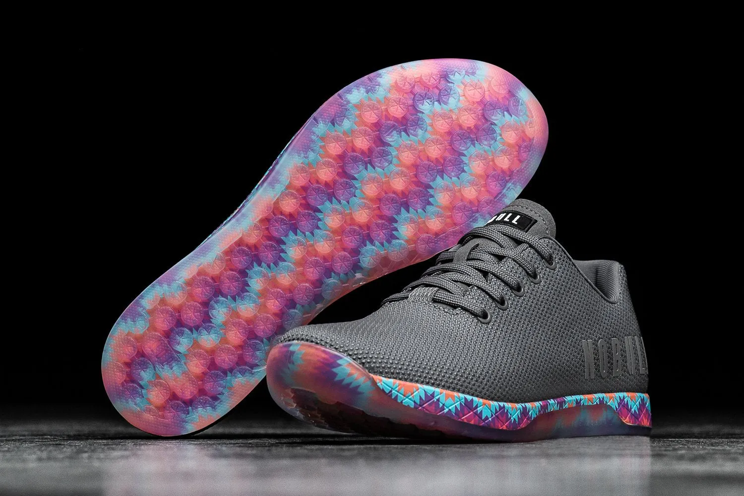 GREY PATCHWORK TRAINER (WOMEN'S)