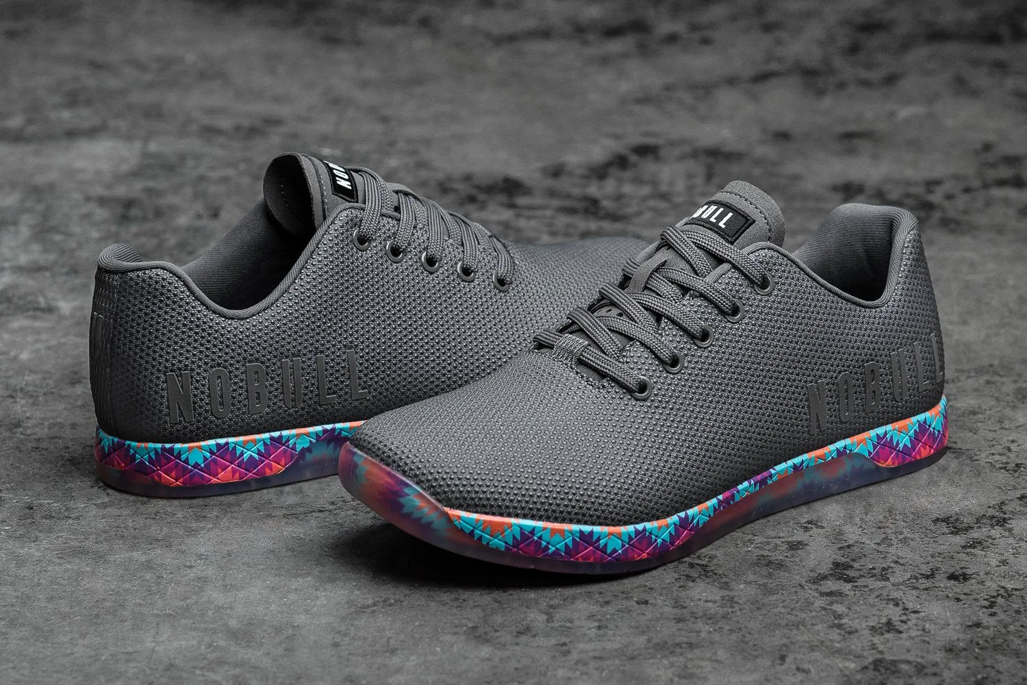 GREY PATCHWORK TRAINER (WOMEN'S)