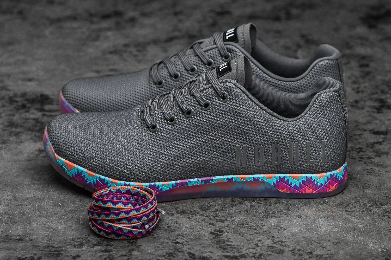 GREY PATCHWORK TRAINER (WOMEN'S)