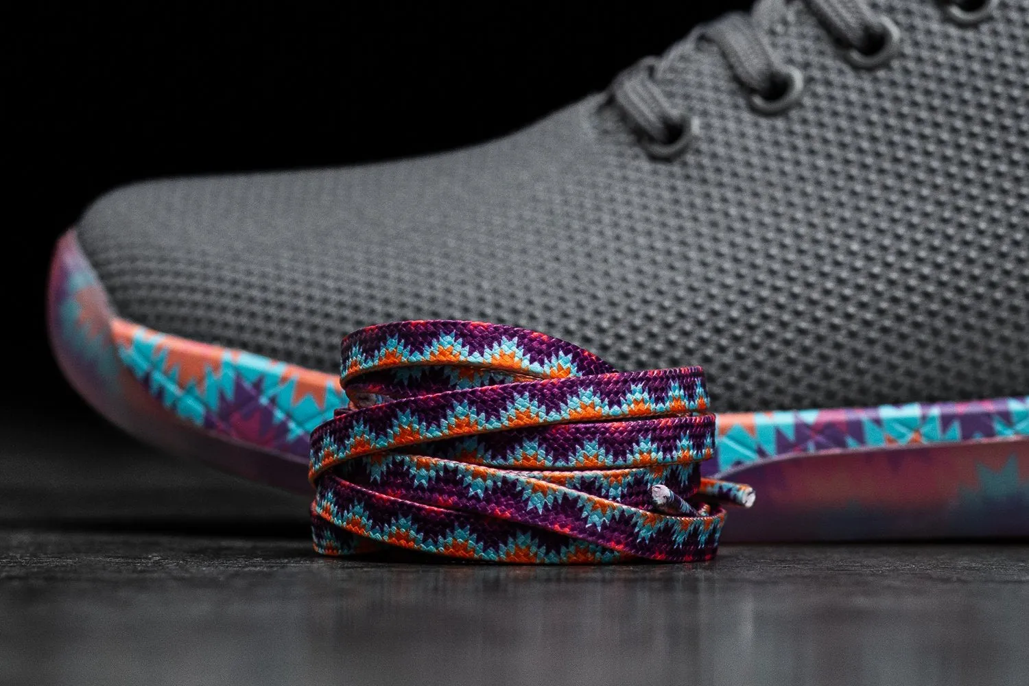 GREY PATCHWORK TRAINER (WOMEN'S)