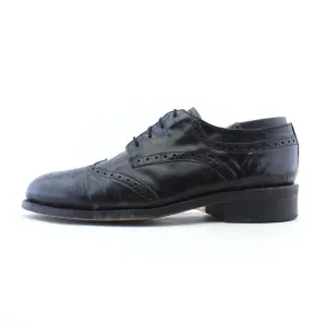 HITCHCOCK BLACK WINDSOR WING-TIP