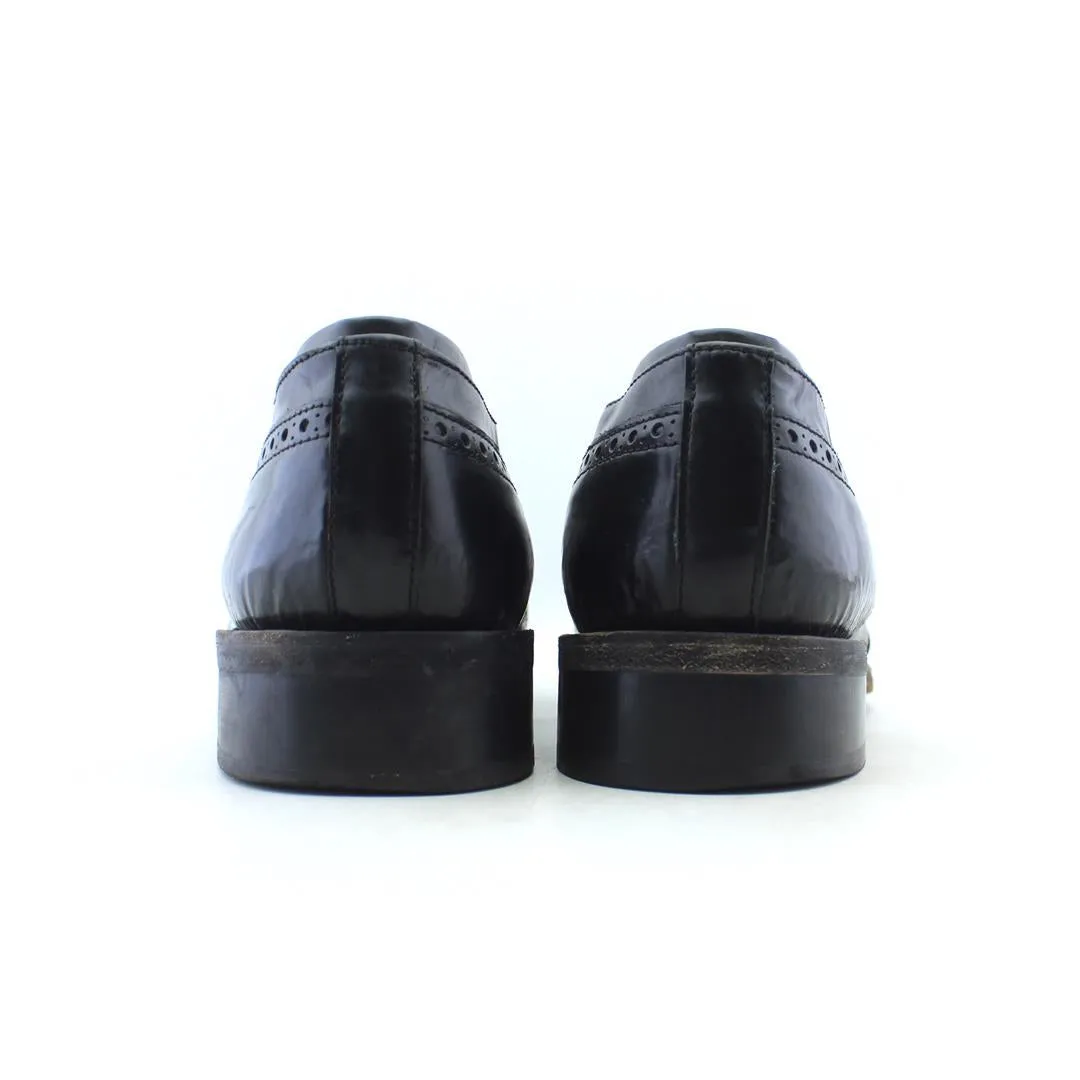 HITCHCOCK BLACK WINDSOR WING-TIP