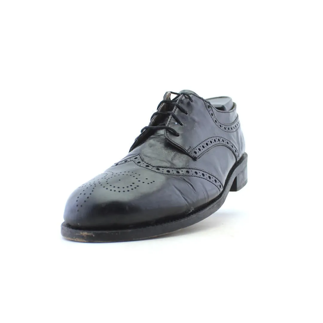 HITCHCOCK BLACK WINDSOR WING-TIP