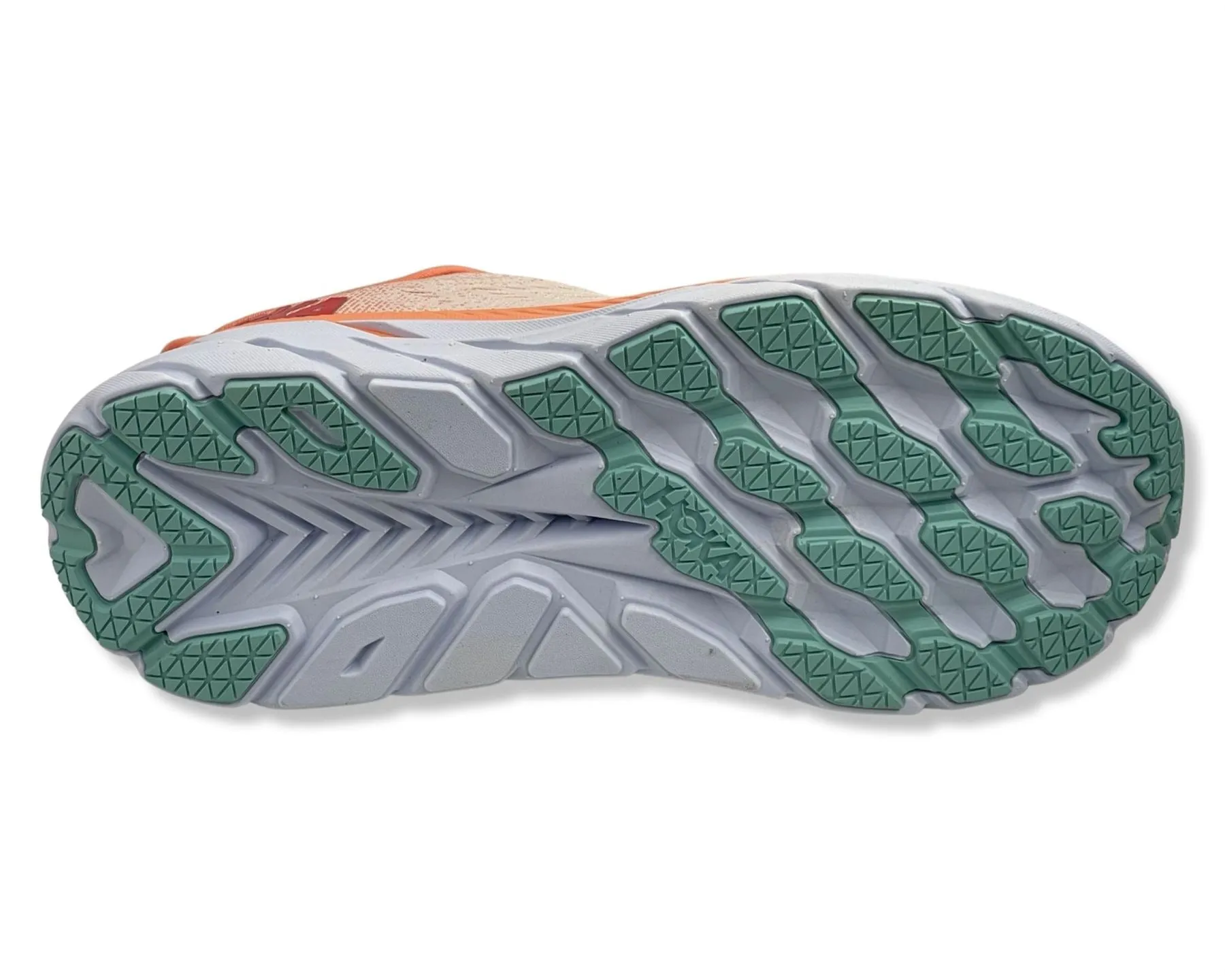 HOKA Women's Clifton 8 Shoes, Light Orange/Pink