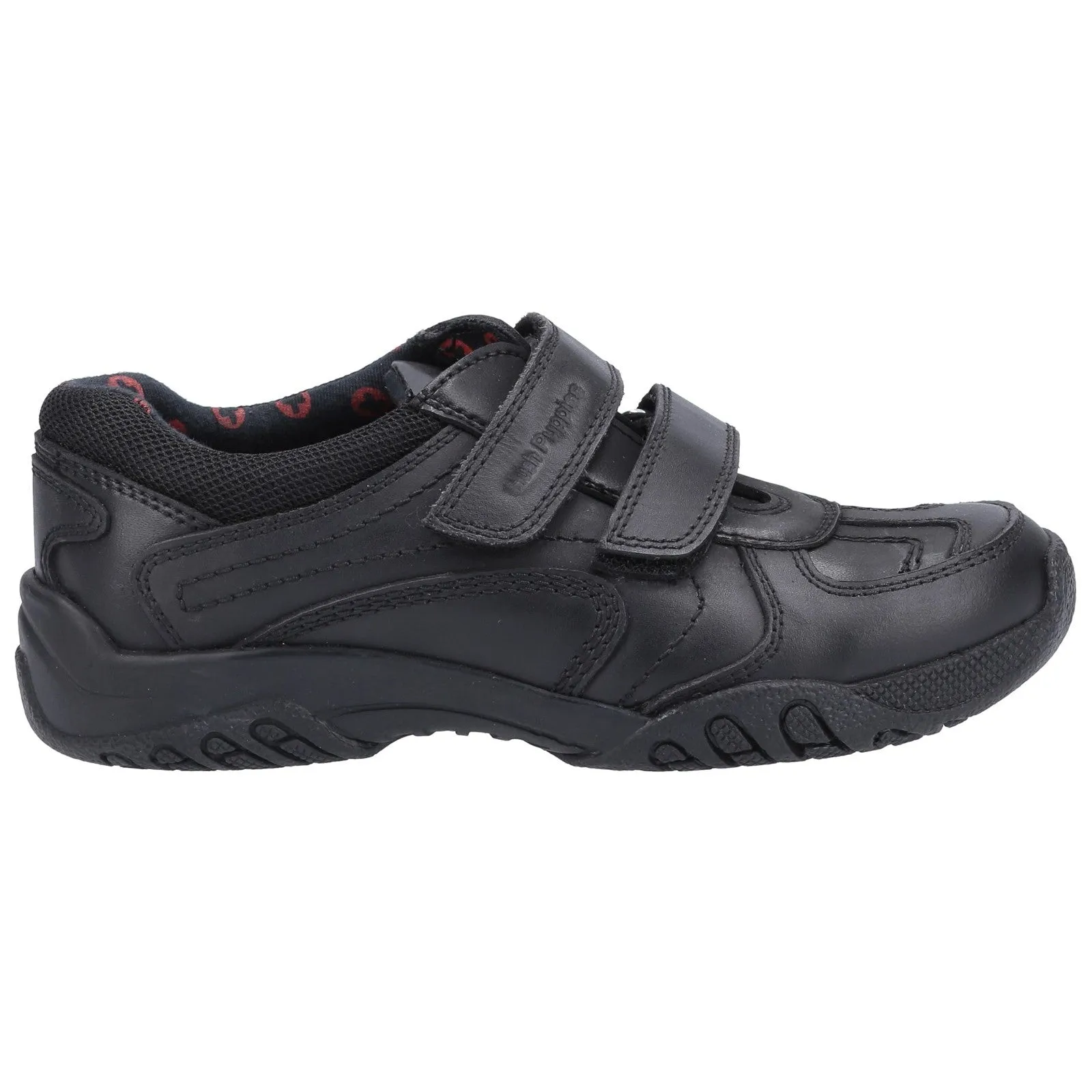 Hush Puppies Boys Jezza 2 School Shoes - Black
