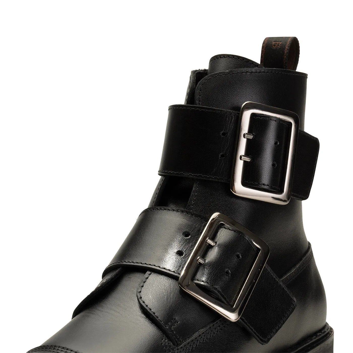Ida Boot Leather - BLACK