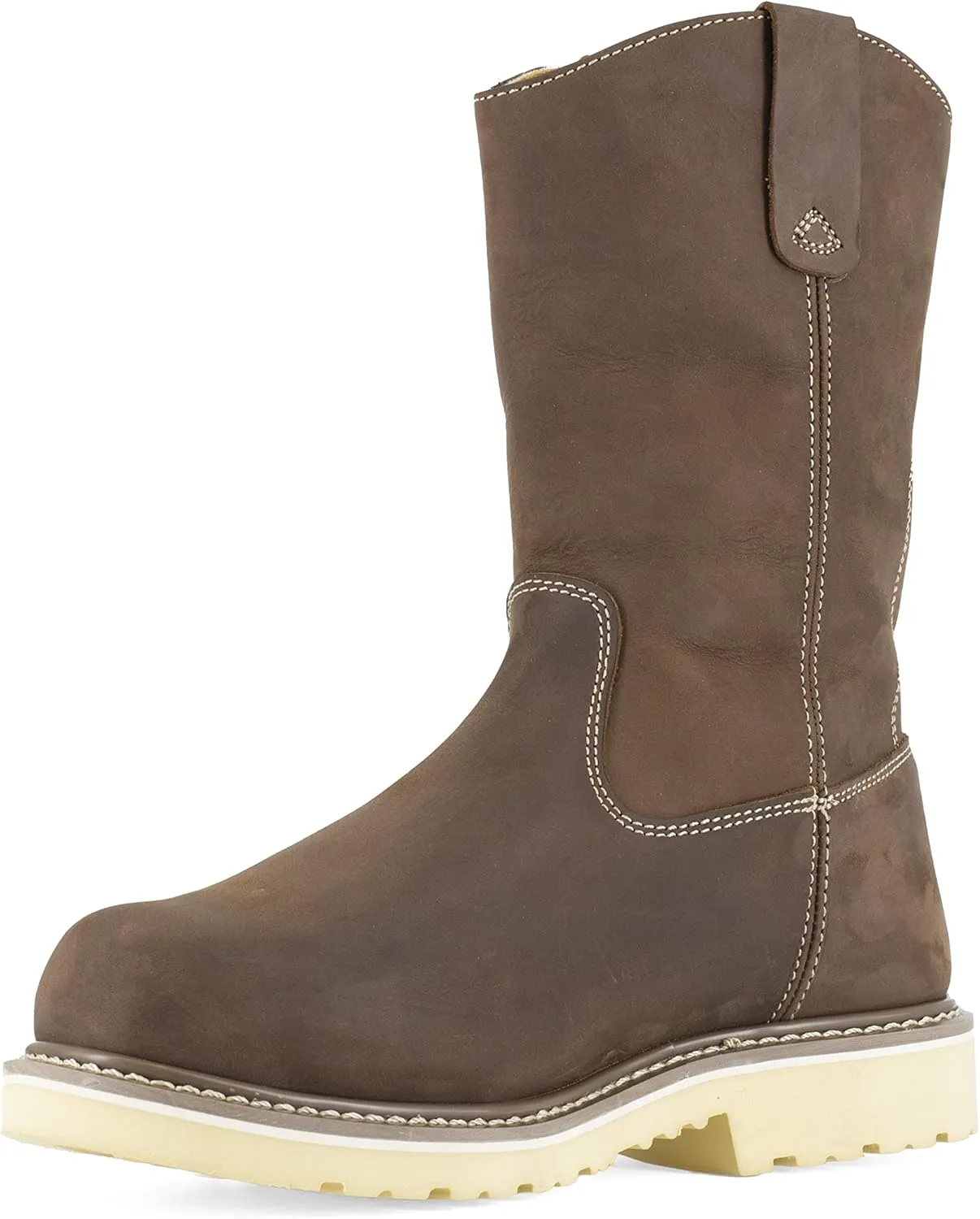 Iron Age Mens Solidifier 11 Inch Cushguard Internal Met Guard Work Safety Shoes Casual - Brown