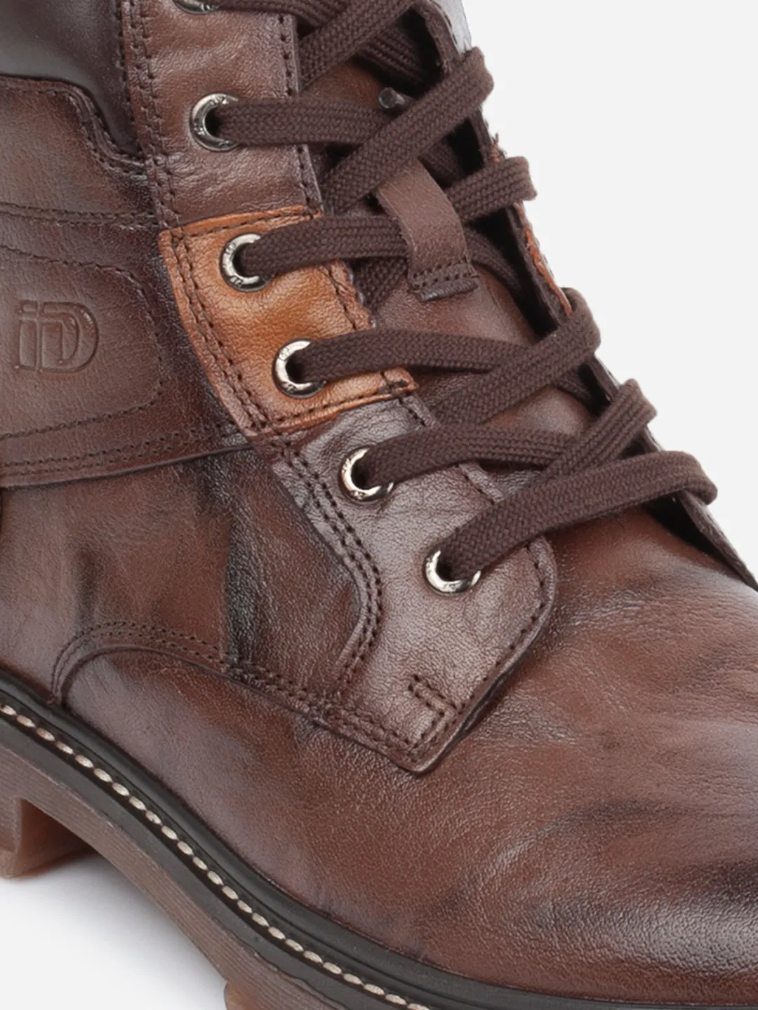 Men's Brown Round Toe Casual Boot (ID1170)