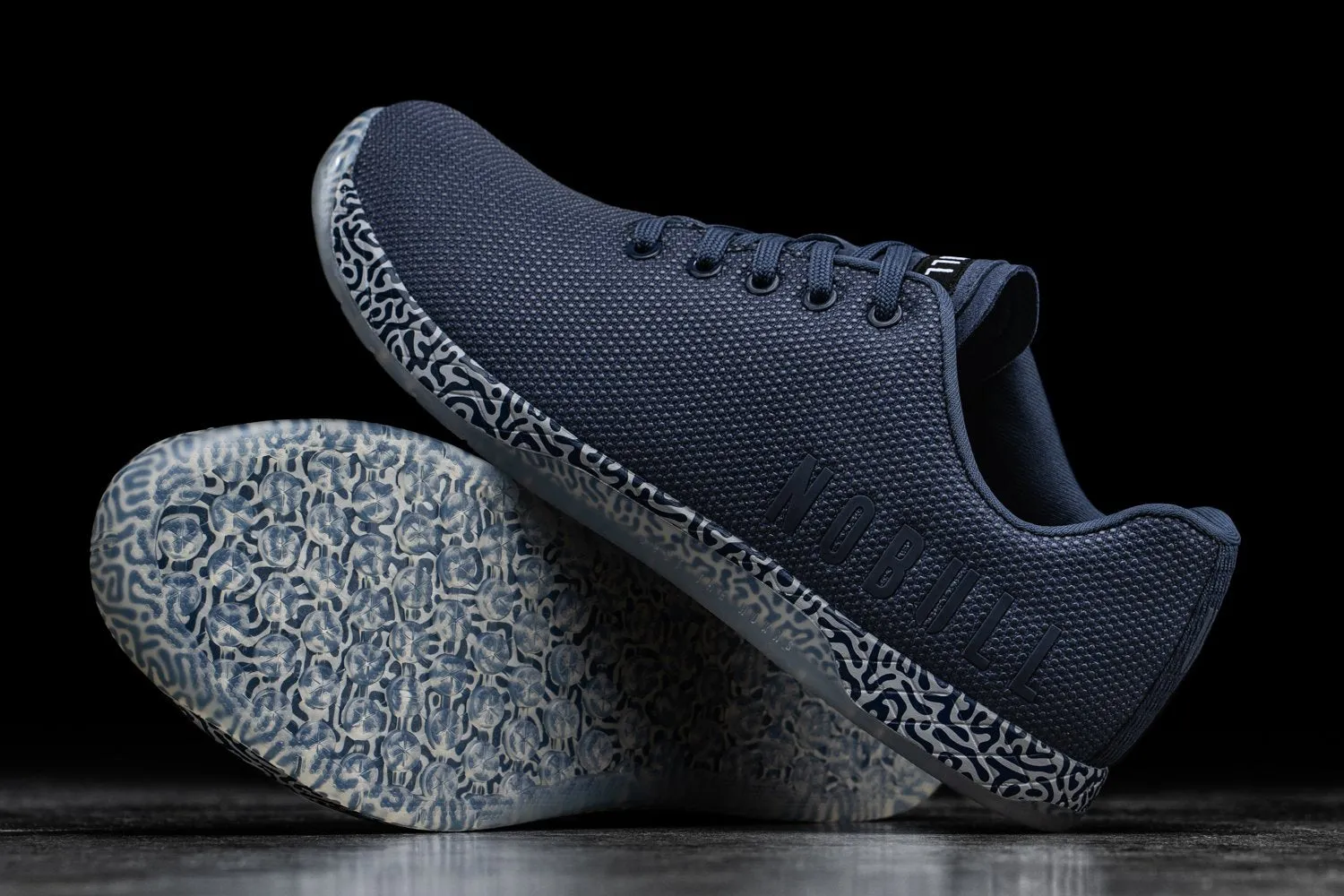 NAVY SQUIGGLE TRAINER (MEN'S)
