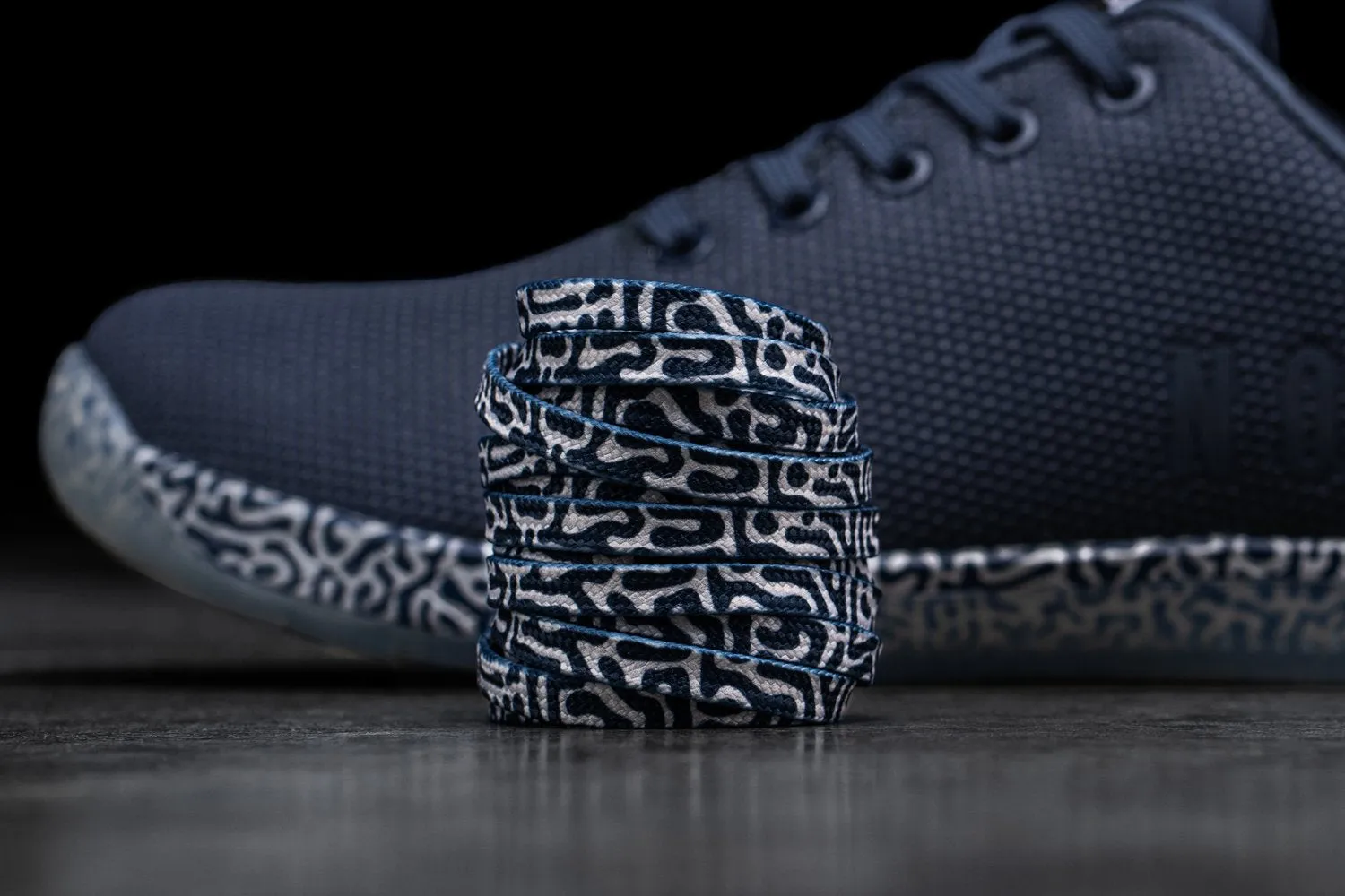 NAVY SQUIGGLE TRAINER (MEN'S)
