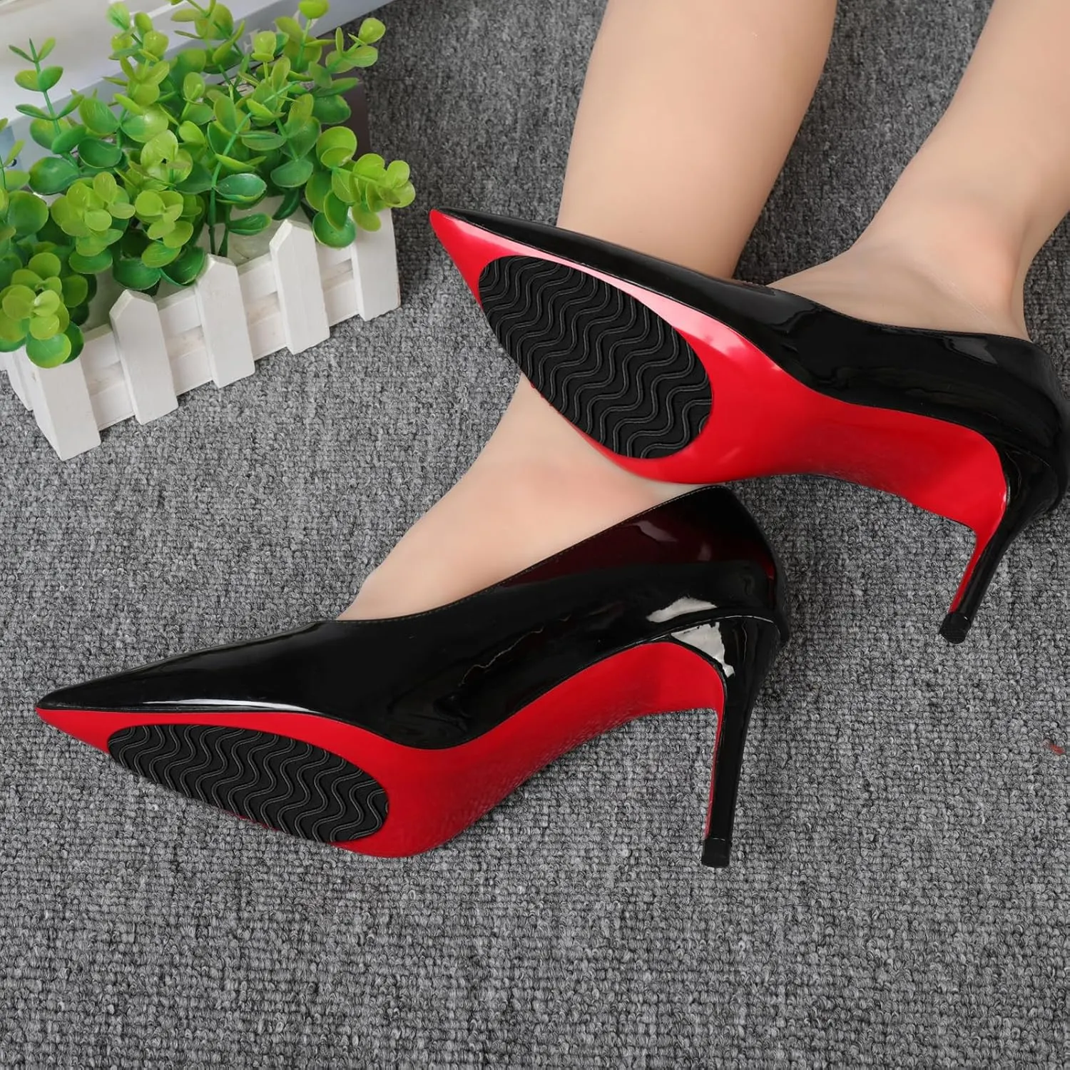 Non Slip Shoe Pads,Shoe Sole Protector,Shoe Grips on Bottom of Shoes,Anti Slip Grips for Shoes