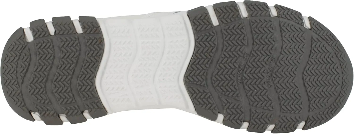 Reebok Work Women's RB434 Sublite Cushion Work Safety Toe Athletic Steel Oxford Shoe White
