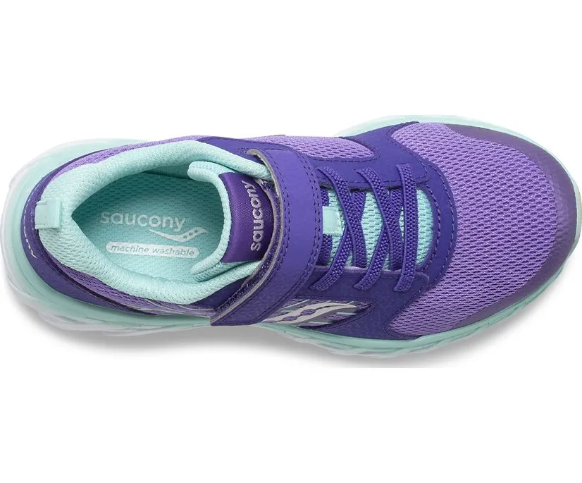 Saucony Wind 2.0 | Purple/Turquoise Kids Sneakers