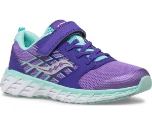 Saucony Wind 2.0 | Purple/Turquoise Kids Sneakers