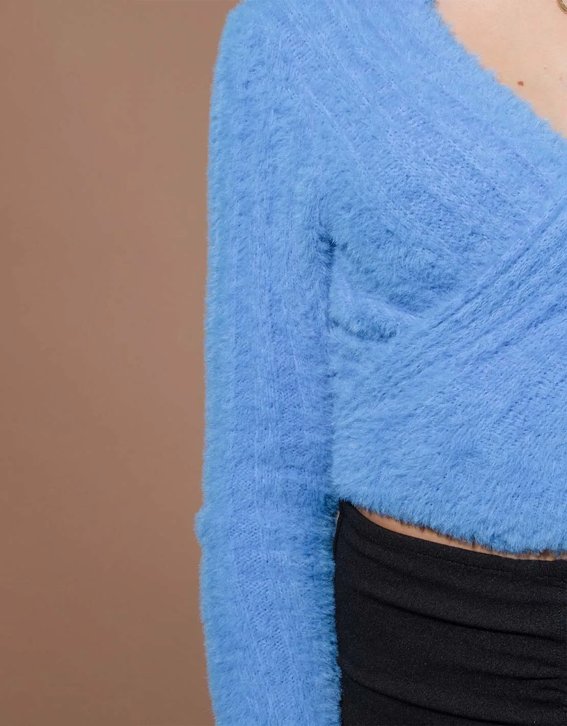 Teddy wrap cardigan