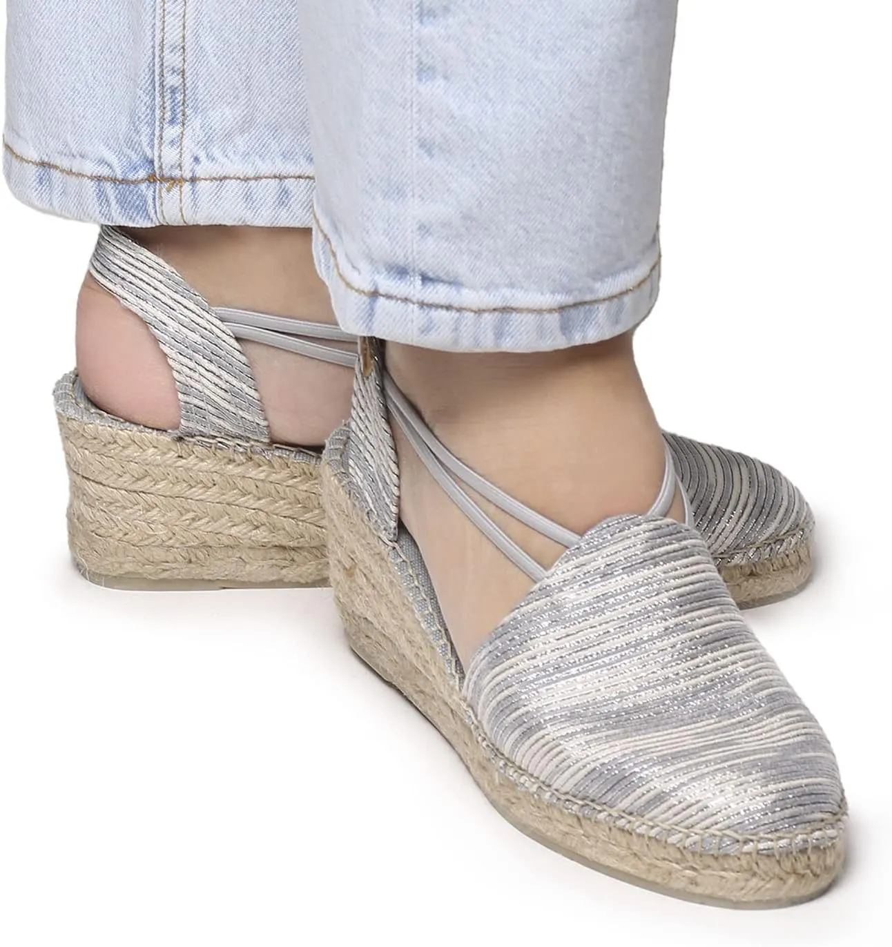 TONI PONS Tania-ZR Women's Vegan Platform Espadrille in Fabric.