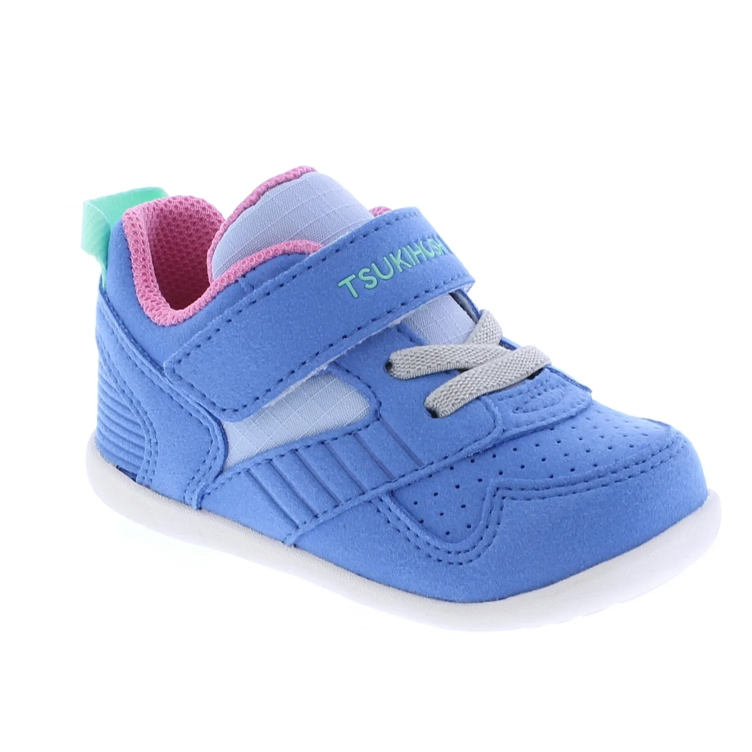Tsukihoshi Racer | Blue/Pink Toddler Sneakers
