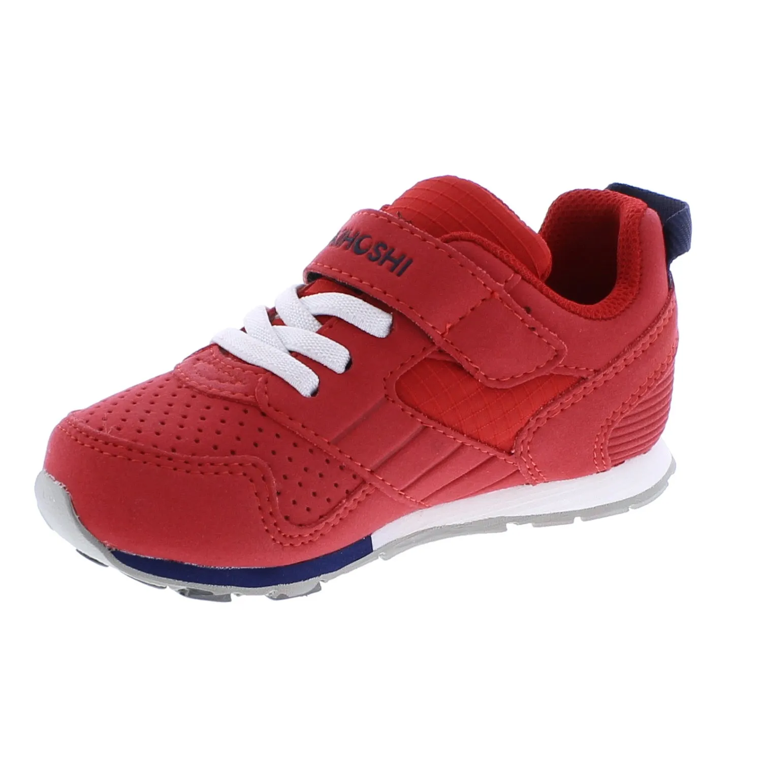 Tsukihoshi Racer | Red/Navy Kids Sneakers