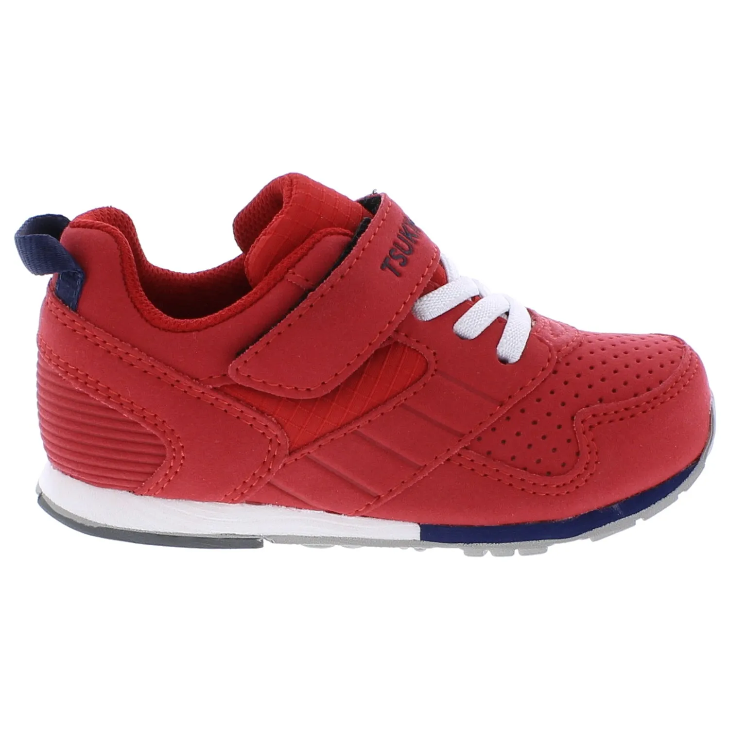 Tsukihoshi Racer | Red/Navy Kids Sneakers