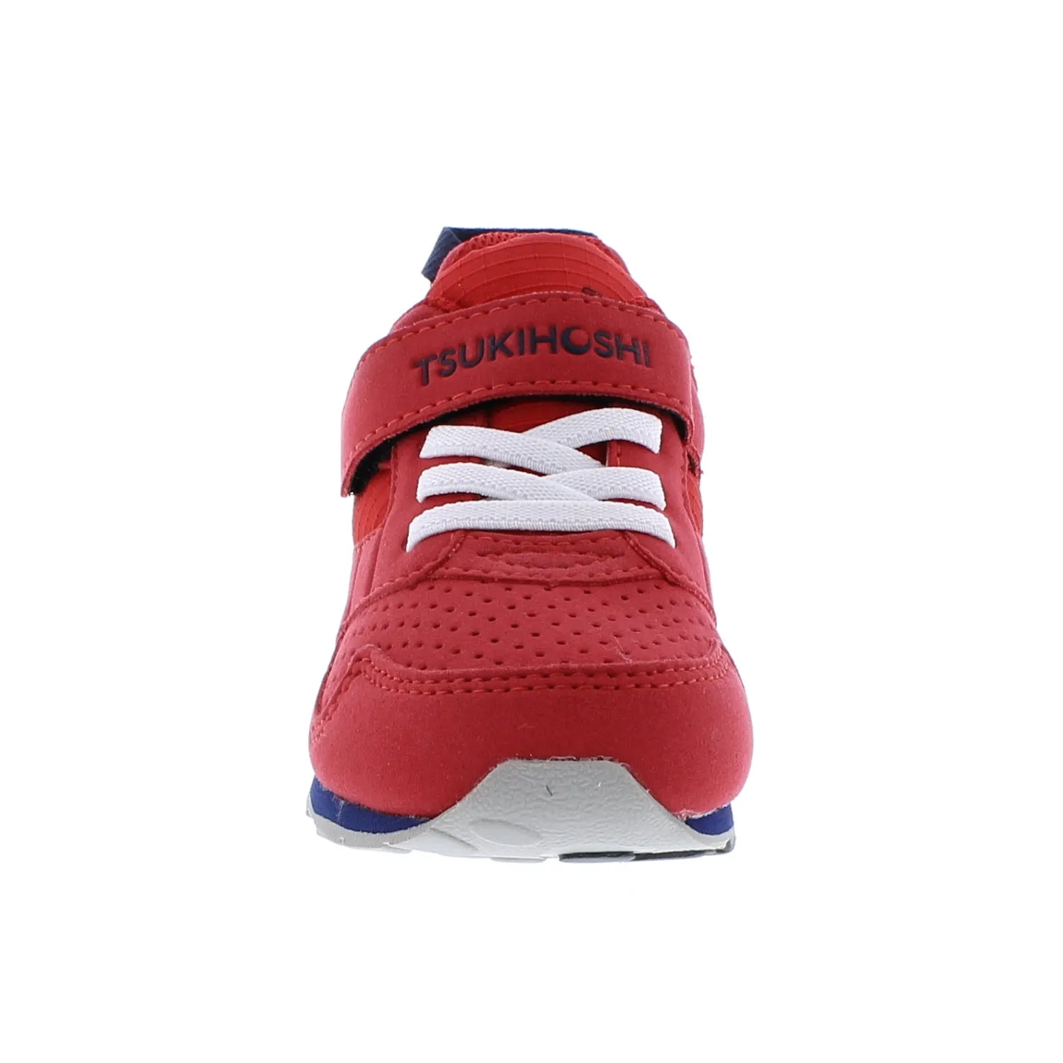 Tsukihoshi Racer | Red/Navy Kids Sneakers