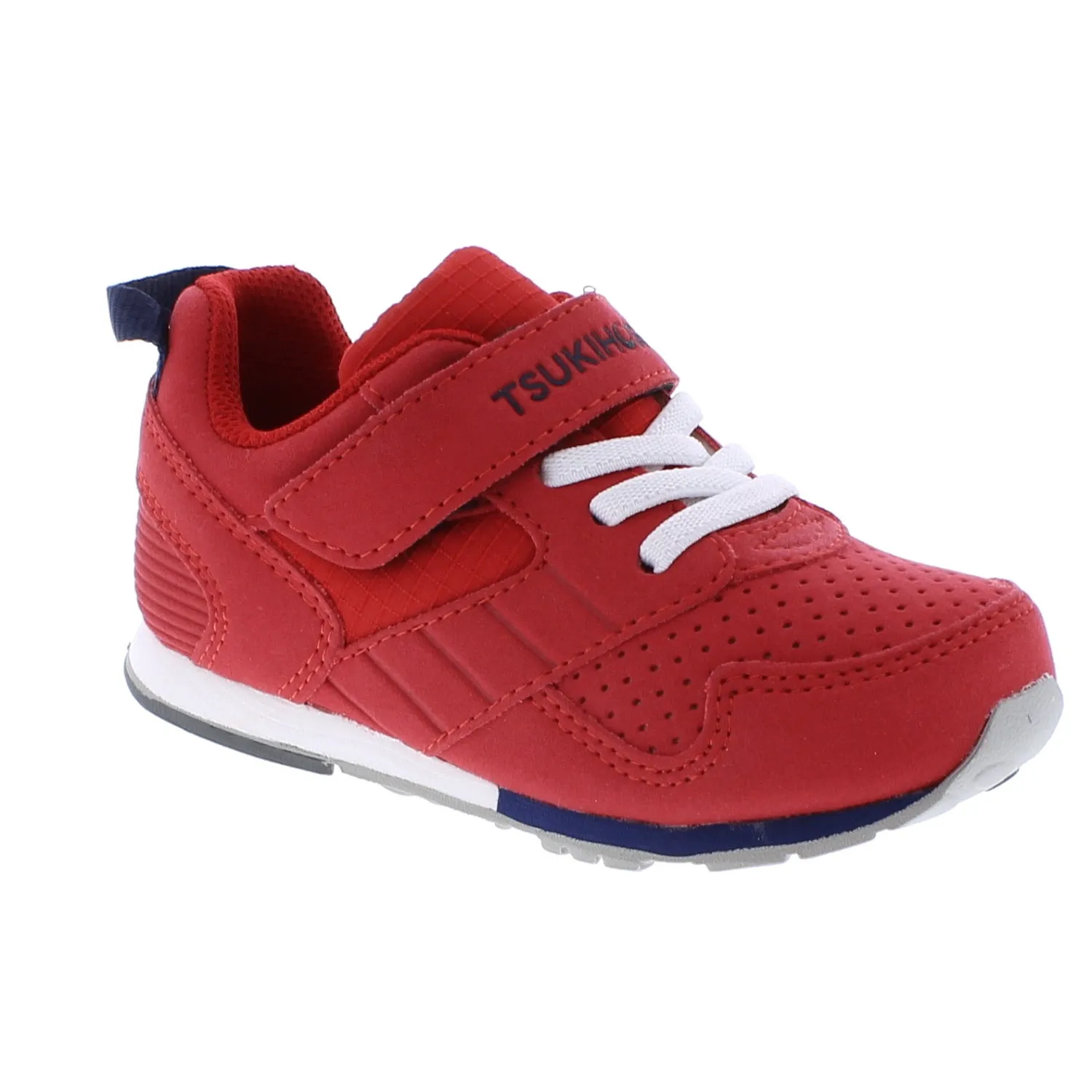 Tsukihoshi Racer | Red/Navy Kids Sneakers