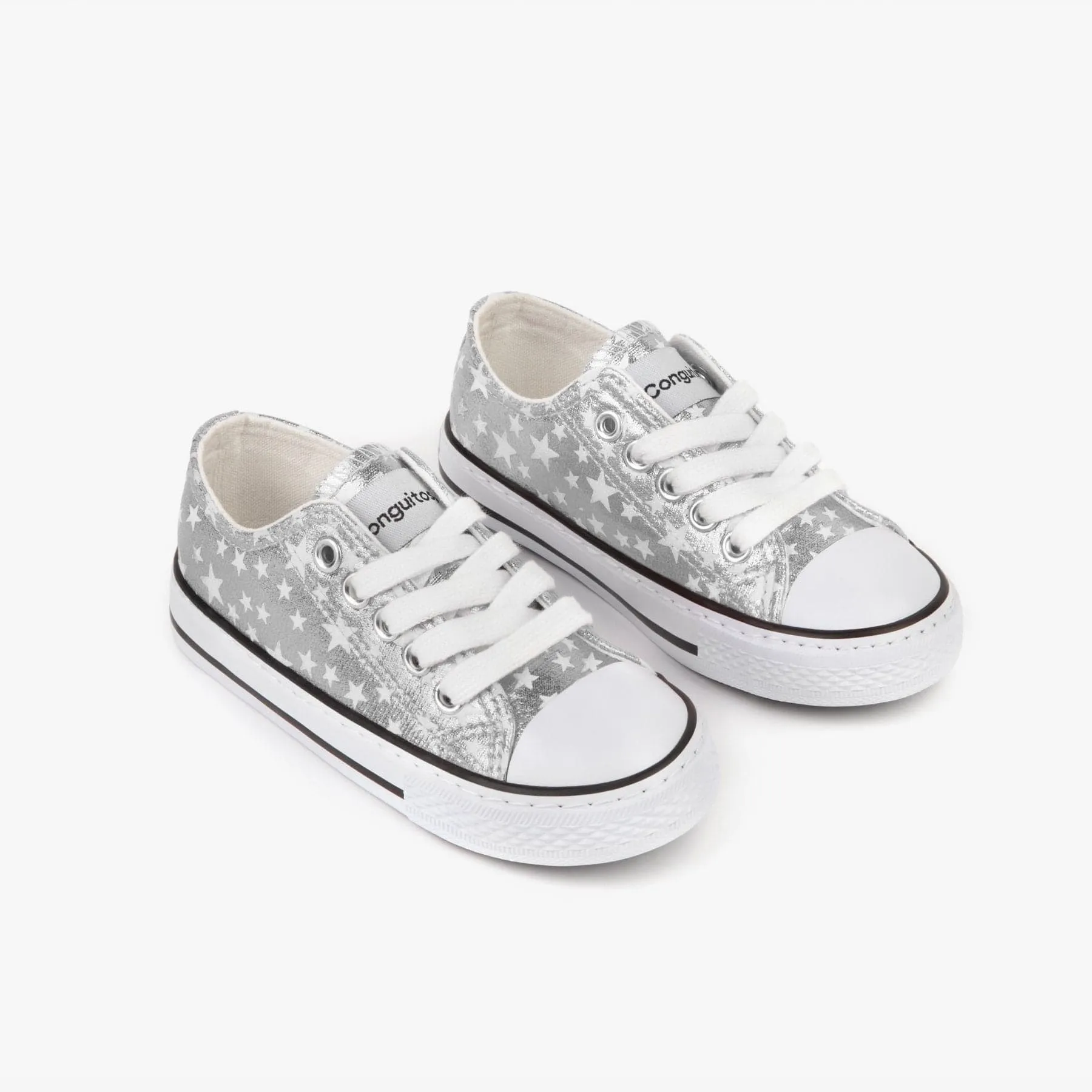 Unisex Silver Stars Sneakers
